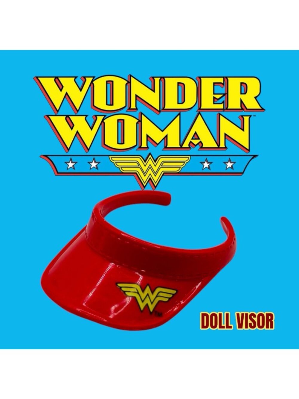 Wonder Woman Red Doll Visor.